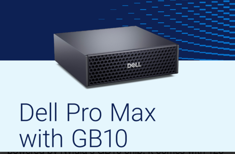 ديل تكشف عن Pro Max mini-PC بمعالج Nvidia GB10 المخصص لمهام الذكاء الاصطناعي