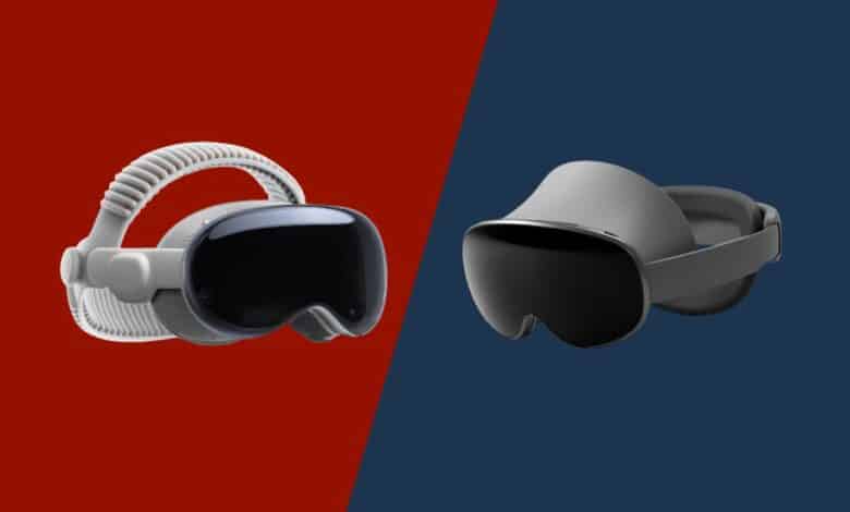 مقارنة بين نظارتي Galaxy XR من سامسونج و Vision Pro من آبل